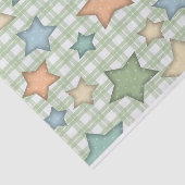 Papier Mousseline Belle étoile rétro pour bébé (Détail)