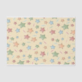Papier Mousseline Belle Étoiles amusantes pour bébé (Recto)