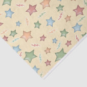 Papier Mousseline Belle Étoiles amusantes pour bébé (Détail)