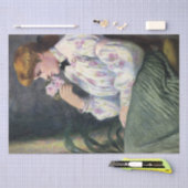 Papier Mousseline Belle Femme Sentant Des Fleurs (Reverie) (Artisanat)