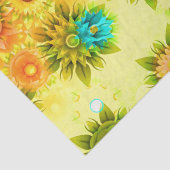 Papier Mousseline Belle florale Abstraite (Détail)