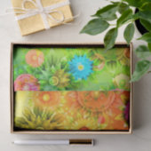 Papier Mousseline Belle florale Abstraite (Cadeau)