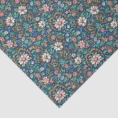 Papier Mousseline Belle florale Vintage (Détail)