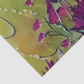 Papier Mousseline Belle Flore violette (Détail)