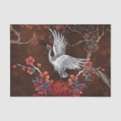 Papier Mousseline Belle grue (Recto)