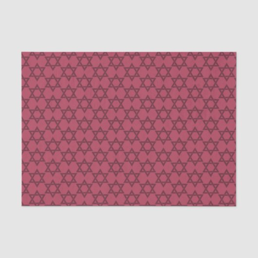Papier Mousseline Belle Hanoukka Bourgogne (Recto)