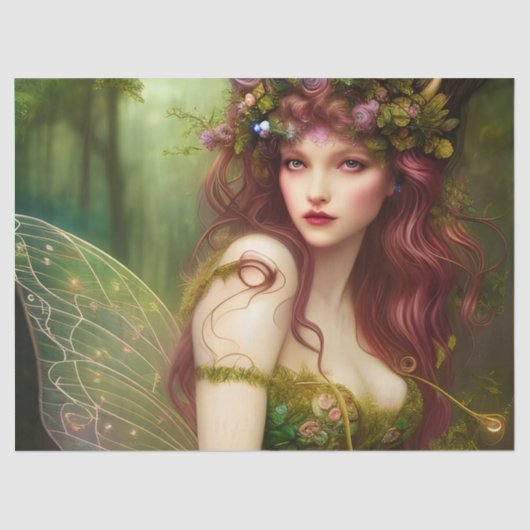 Papier Mousseline Belle Imaginaire Fairy Princesse Découpage (Recto)