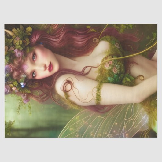 Papier Mousseline Belle Imaginaire Fairy Princesse Découpage (Recto)