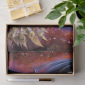 Papier Mousseline Belle Japonaise fille Imaginaire gothique Triptyqu (Cadeau)