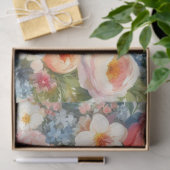 Papier Mousseline Belle mariée et Mariage floral de chambre (Cadeau)