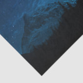 Papier Mousseline Belle Nuit Sky Forest Découpage Tissu Papier (Détail)