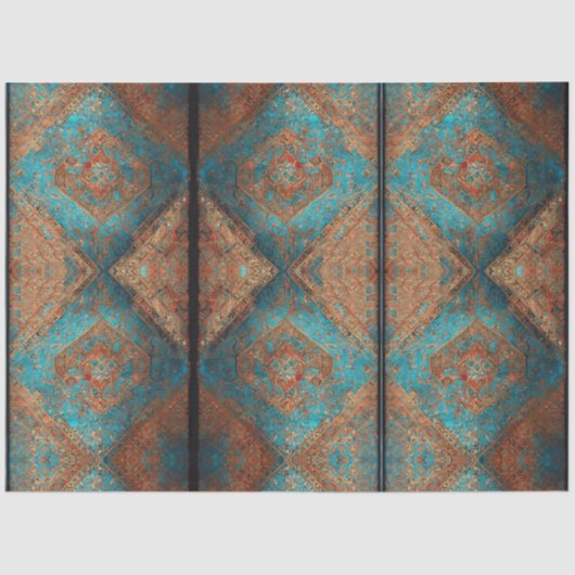 Papier Mousseline Belle Perse Ancien Motif Collection populaire (Recto)