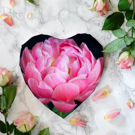 Papier Mousseline Belle pivoine rose