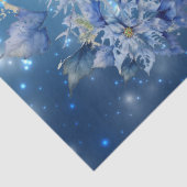 Papier Mousseline Belle Poinsettias Bleues & Découpage de tortue de (Détail)