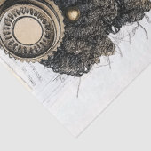 Papier Mousseline Belle poupée de vapeur afro-américaine AM2 Découpa (Détail)