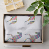 Papier Mousseline Belle Rainbow Color Horse Thunder_Cove (Cadeau)