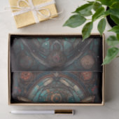Papier Mousseline Belle teigne dans les tons boueux (Cadeau)