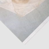 Papier Mousseline Belle Voile Blanche Lady et Découpage Robe (Détail)