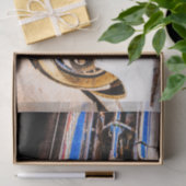 Papier Mousseline Belle voiture classique (Cadeau)