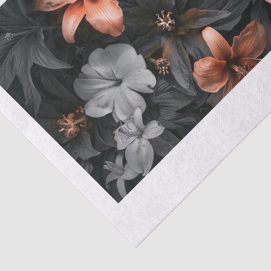 Papier Mousseline Belles fleurs10 (Détail)