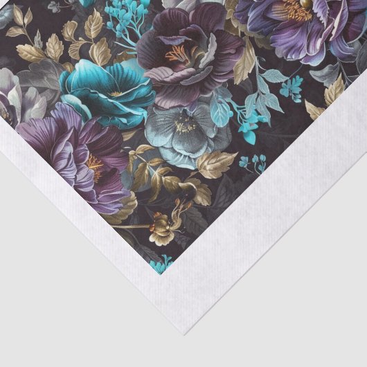 Papier Mousseline Belles fleurs11 (Détail)