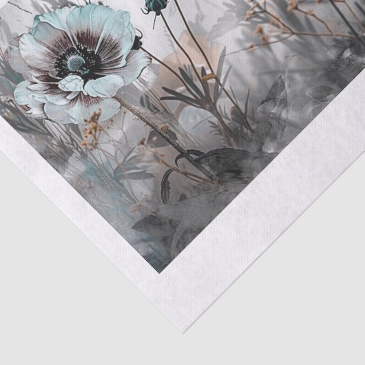 Papier Mousseline Belles fleurs13 (Détail)