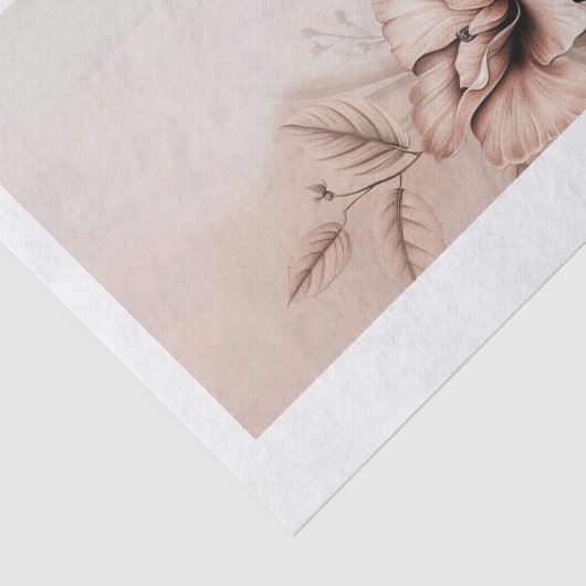 Papier Mousseline Belles fleurs14 (Détail)