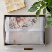 Papier Mousseline Belles fleurs14 (Cadeau)