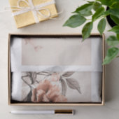 Papier Mousseline Belles fleurs15 (Cadeau)