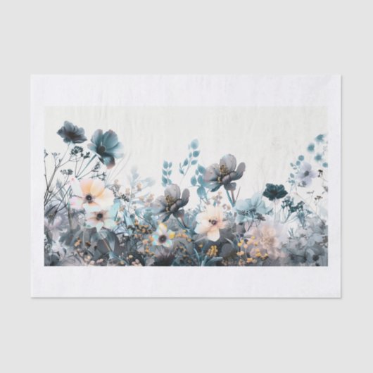 Papier Mousseline Belles fleurs17 (Recto)