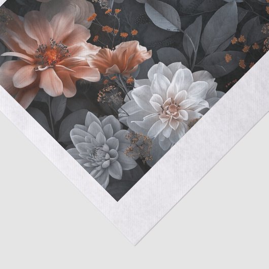 Papier Mousseline Belles fleurs18 (Détail)