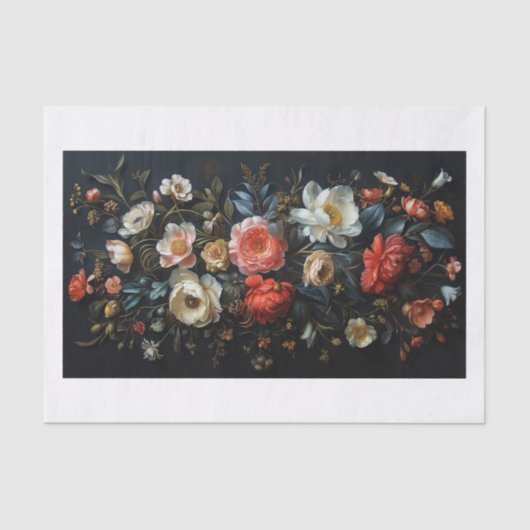 Papier Mousseline Belles fleurs20 (Recto)