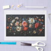 Papier Mousseline Belles fleurs20 (Artisanat)