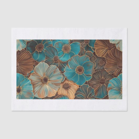 Papier Mousseline Belles fleurs27 (Recto)