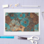 Papier Mousseline Belles fleurs27 (Artisanat)