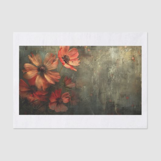 Papier Mousseline Belles fleurs28 (Recto)