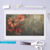 Papier Mousseline Belles fleurs28 (Artisanat)