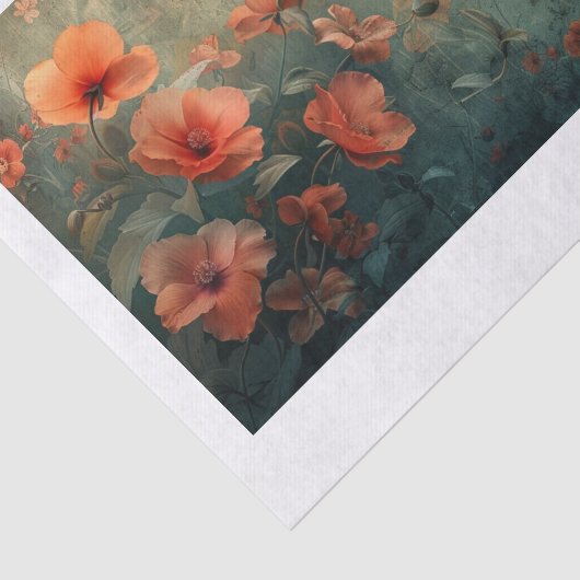 Papier Mousseline Belles fleurs29 (Détail)