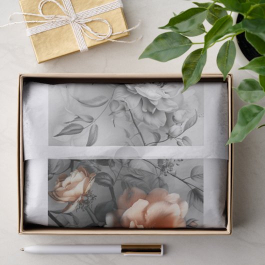 Papier Mousseline Belles fleurs8 (Cadeau)