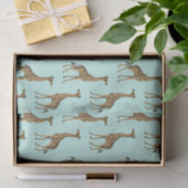 Papier Mousseline Belles Giraffes (Cadeau)