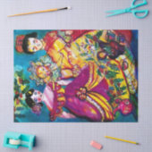 PAPIER MOUSSELINE BELLES POUDRES ANCIENNES (Artisanat)