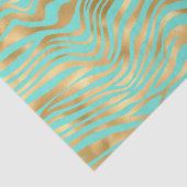 Papier Mousseline Belles rayures dorées (Détail)