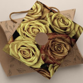 Papier Mousseline Belles Roses Romantiques Vintage