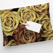 Papier Mousseline Belles Roses Romantiques Vintage