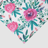 Papier Mousseline Belles roses roses roses (Détail)