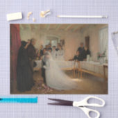 Papier Mousseline Bénédiction du jeune couple avant le mariage (Artisanat)