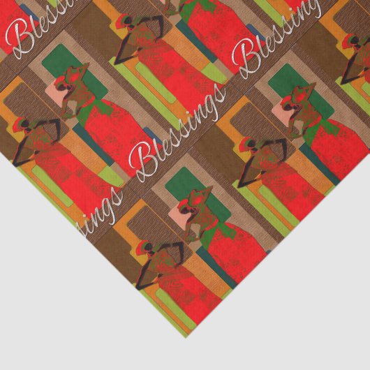 Papier Mousseline Bénédictions (Détail)