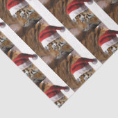 Papier Mousseline Bengale Tiger Père Noël (Détail)