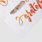 Papier Mousseline béni et reconnaissant l'action de grâce (Détail)