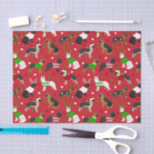 Papier Mousseline Berger allemand de Noël (Artisanat)